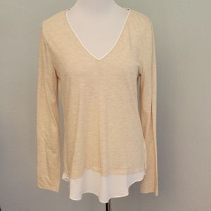 White House Black Market Layered Blouse